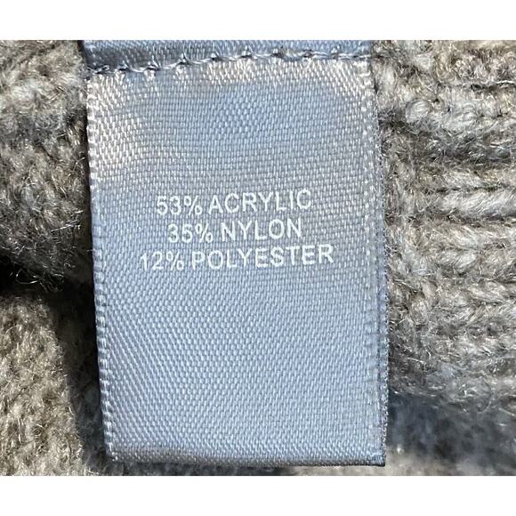 Marled Reunited Women’s Sweater Pullover Turtleneck Pleated Shoulders Tan Sz S - Picture 8 of 8